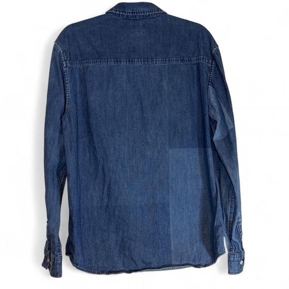 Urban Outfitters’ BDG multi-wash blue patchwork-style denim shirt - Picture 4 of 4